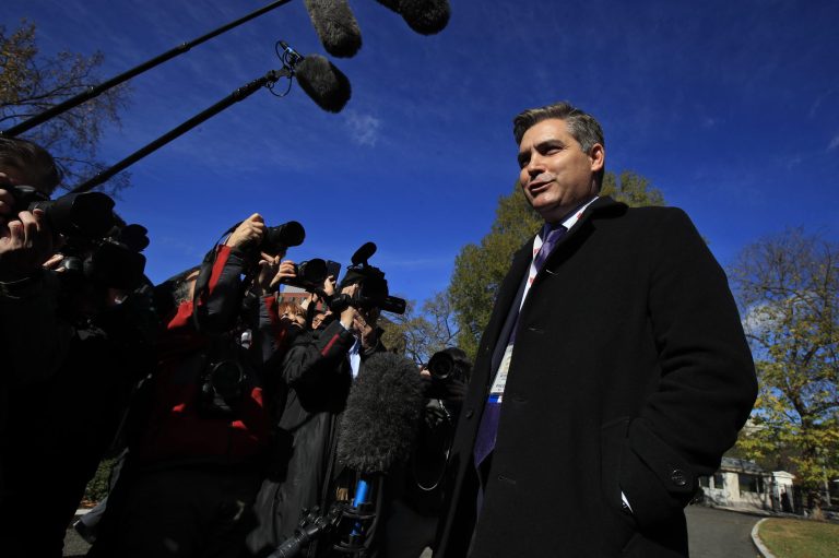 CNN’s Jim Acosta says he has ‘marks’ on his back but no apology from Trump