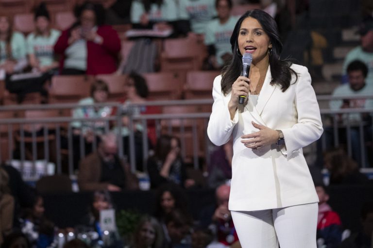 Tulsi Gabbard attacks Democratic hypocrisy for not supporting women