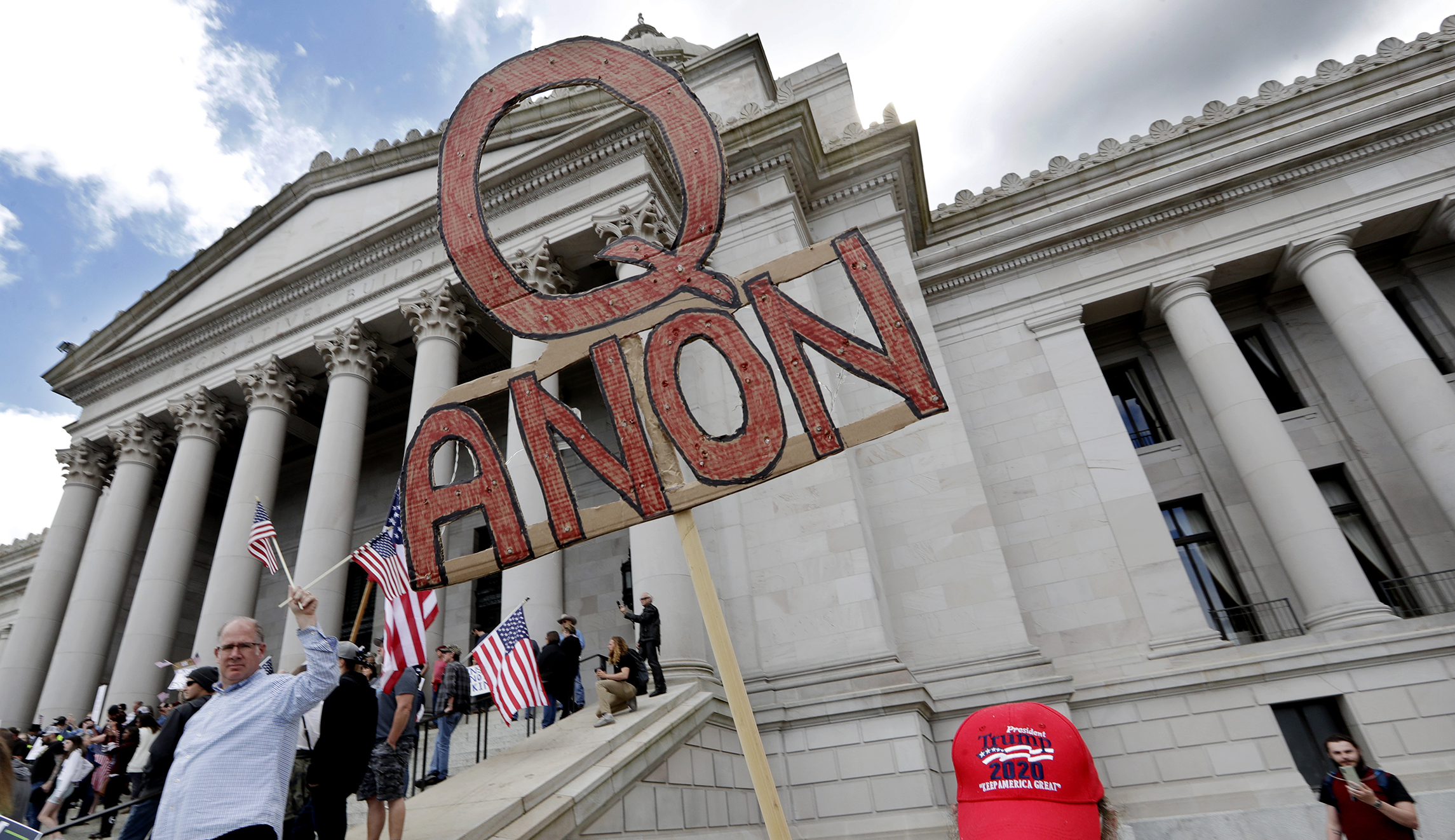 QAnon supporters gather in Dallas to see dead Kennedys bring about Trump’s reinstatement