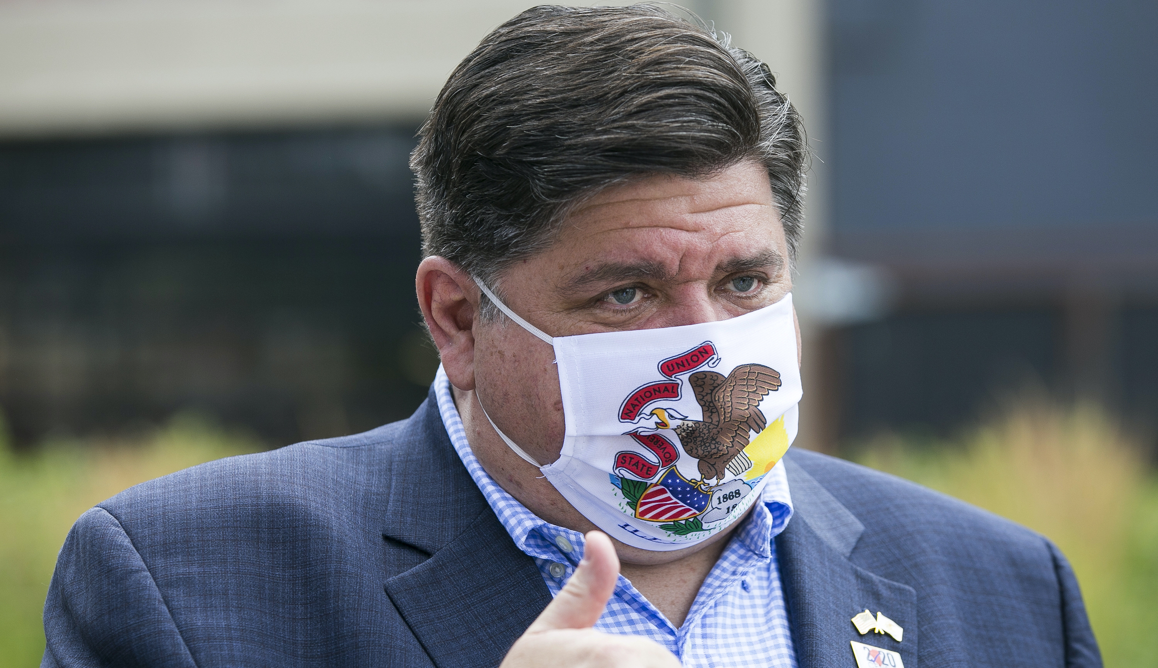 Pritzker says widespread availability of vaccine needed before state can lift restrictions