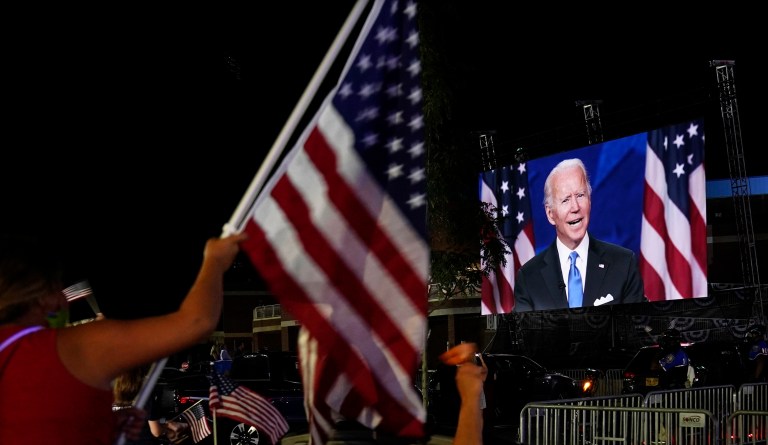 Joe Biden’s speech reveals tension at heart of his candidacy