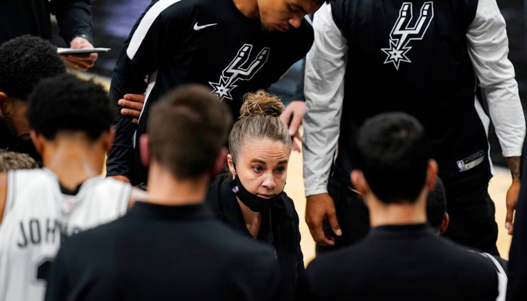 Becky Hammon becomes first woman to coach NBA game