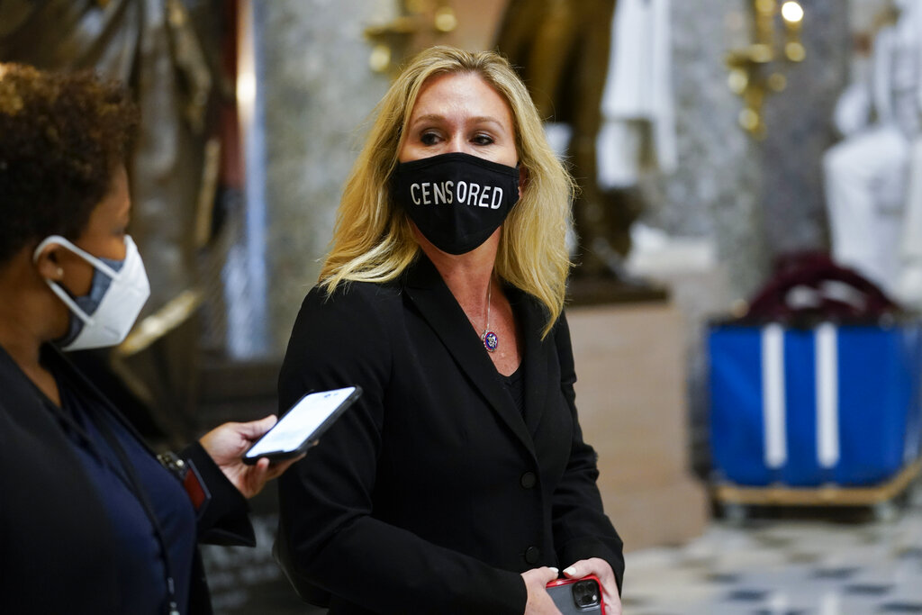 Twitter suspends Marjorie Taylor Greene