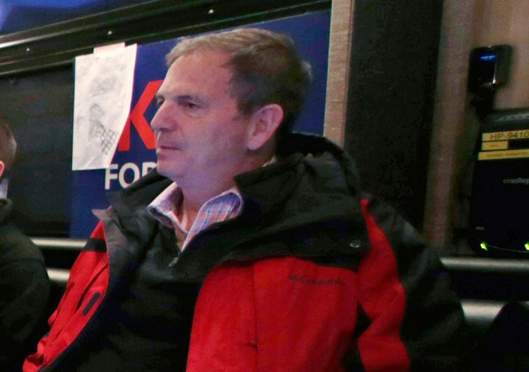 In this Jan. 20, 2016 file photo, John Weaver is shown on a campaign bus in Bow, N.H.  The Lincoln Project was launched in November 2019 as a super PAC that allowed its leaders to raise and spend unlimited sums of money. In June 2020, members of the organizationâs leadership were informed in writing and in subsequent phone calls of at least 10 specific allegations of harassment against co-founder John Weaver, including two involving Lincoln Project employees, according to multiple people with direct knowledge of the situation.