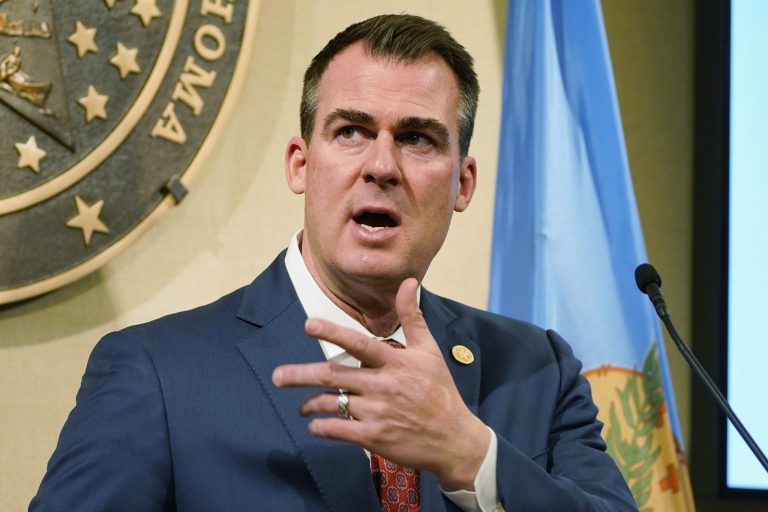 GOP Gov. Kevin Stitt recently argued that the mandate âviolates the personal freedoms of many Oklahomans,â
