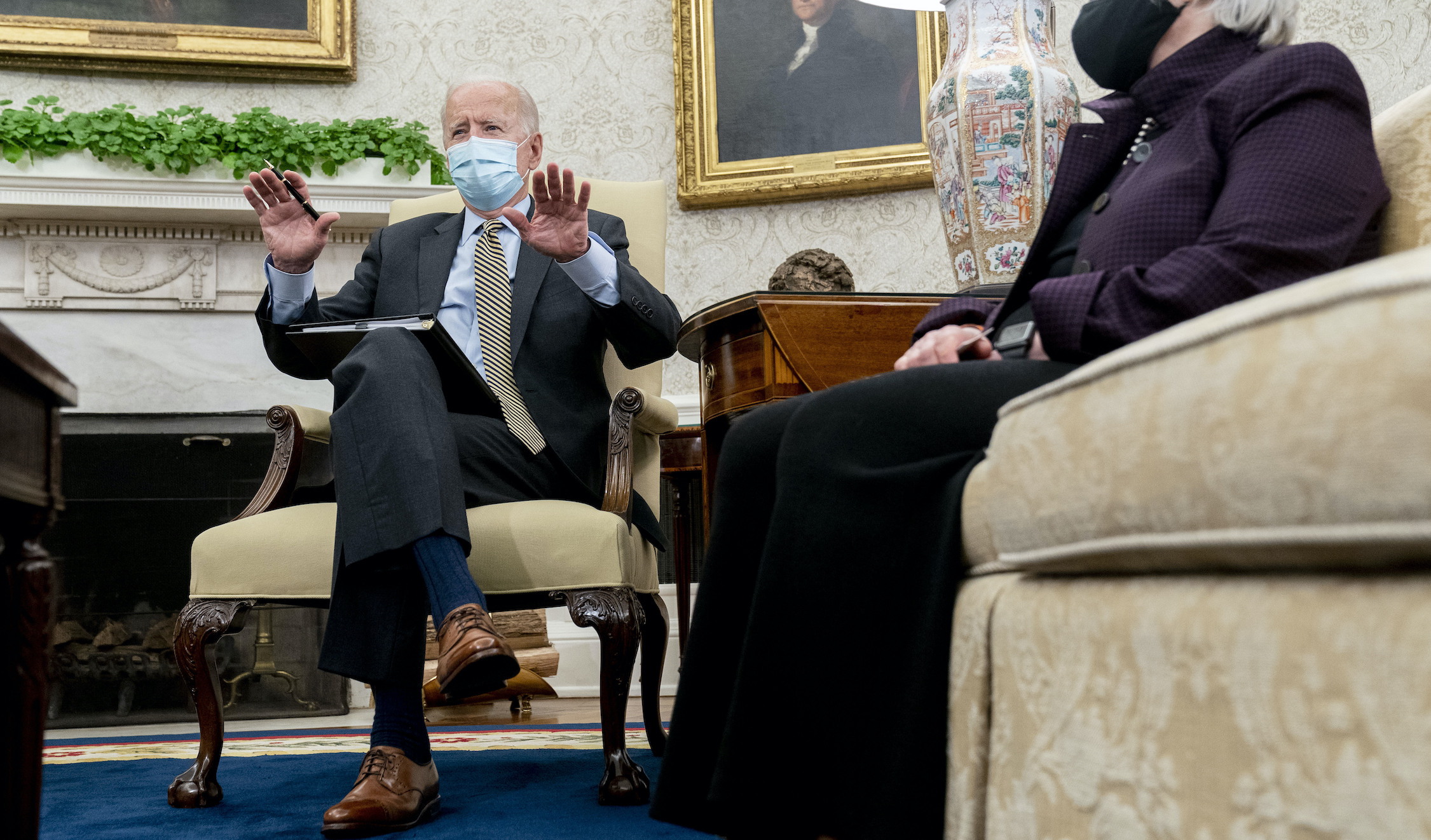 Biden confident Republicans will back his budget and infrastructure package