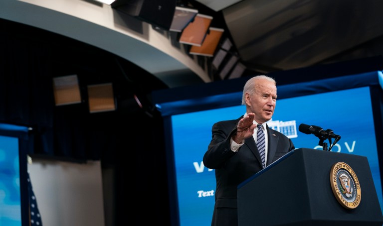 ‘Don’t panic’: Biden looks to calm jitters over gas shortages after Colonial Pipeline hack