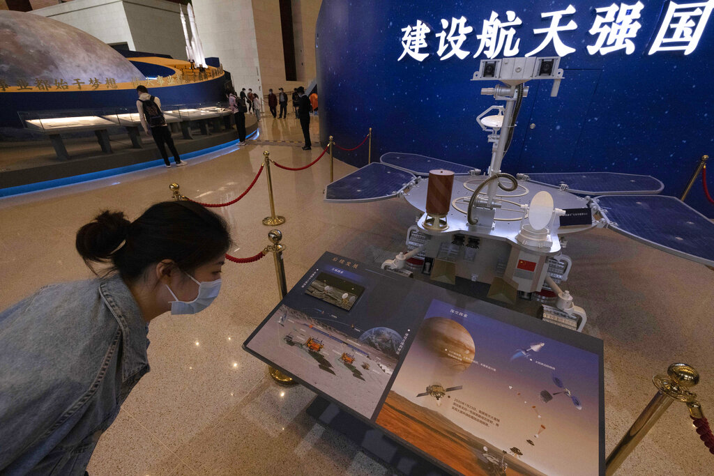 China lands spacecraft on Mars