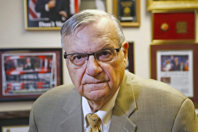 Former Maricopa County Sheriff Joe Arpaio.