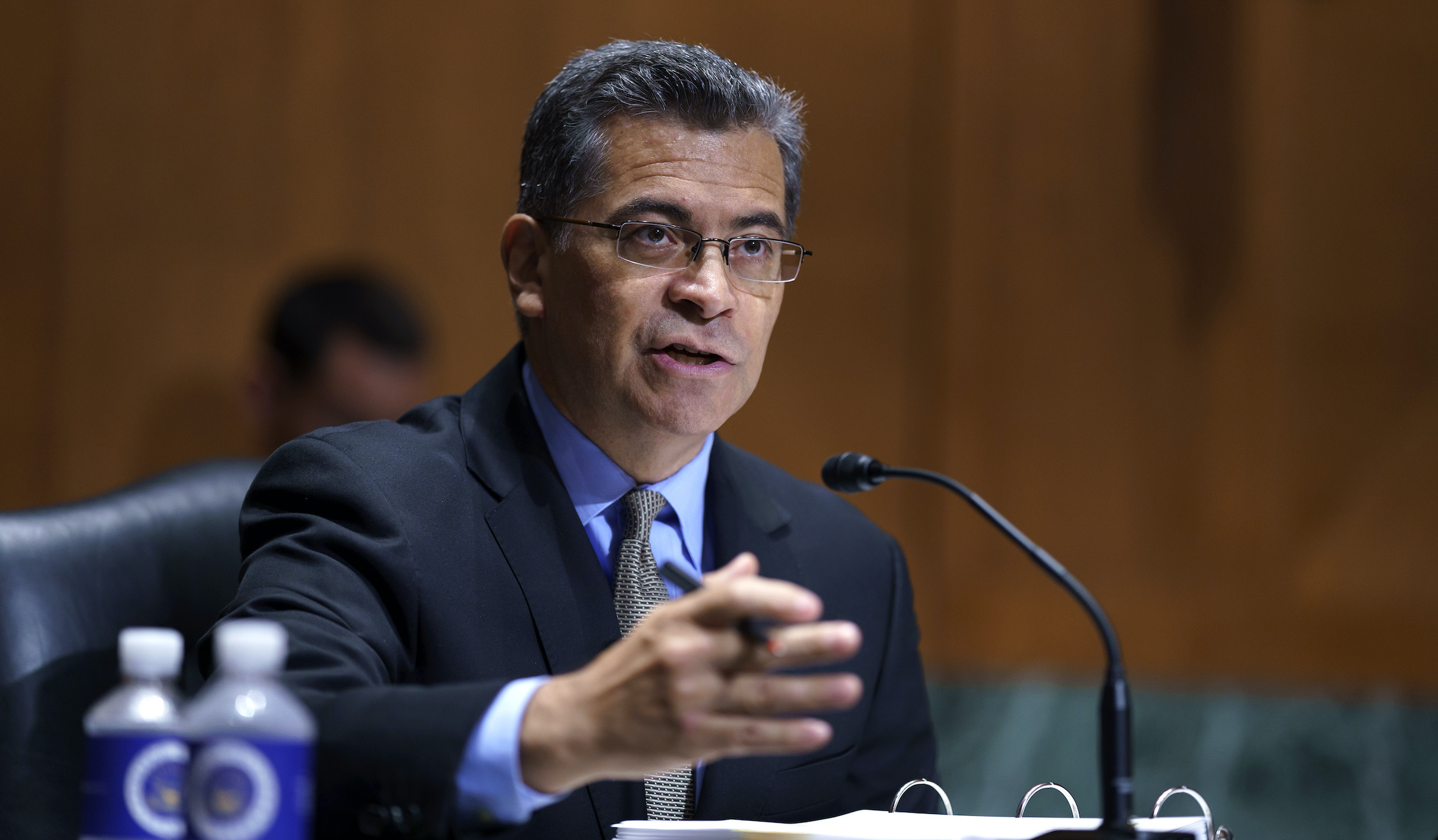 Despite pandemic, health secretary Xavier Becerra keeps low profile