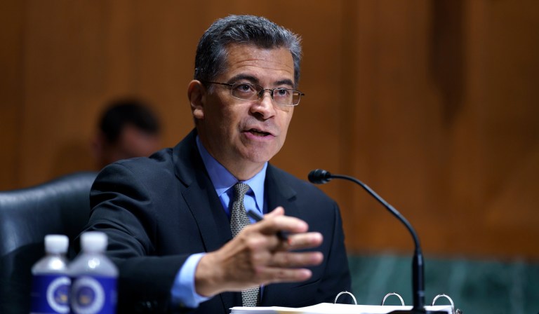 Despite pandemic, health secretary Xavier Becerra keeps low profile
