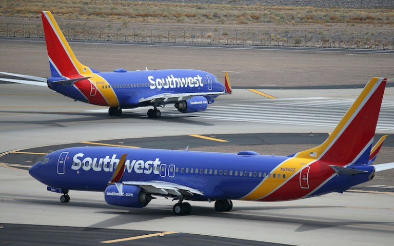 A Southwest jet takes off Monday, April 4, 2011 from Sky Harbor International Airport in Phoenix. The peeling away of a 5-foot-long hole recently on a Southwest Jet as the plane traveled at 35,000 feet raised questions about how vulnerable the worldÃ­s passenger air fleet is to similar cracks, and federal aviation officials were considering ordering more widespread inspections.