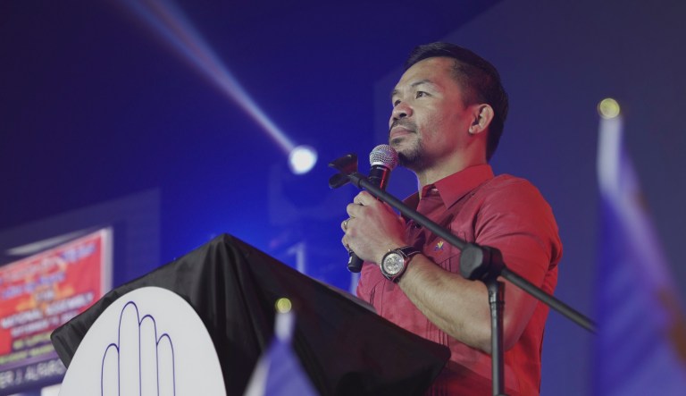 Manny Pacquiao challenges China’s puppet Rodrigo Duterte