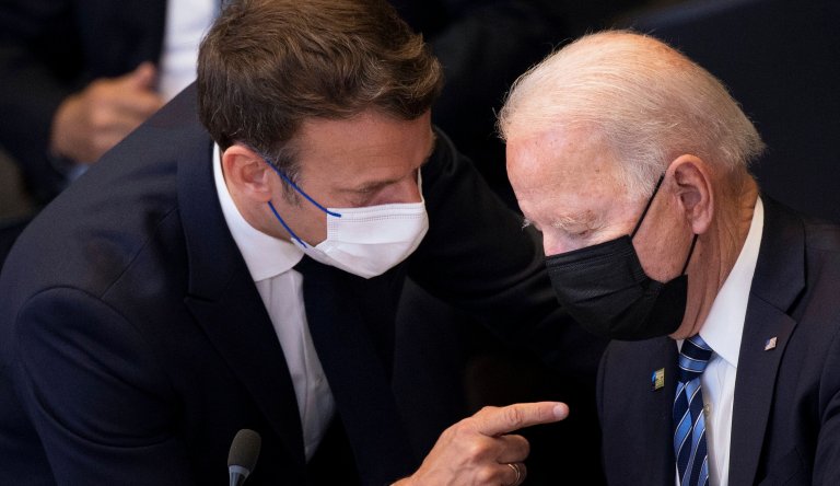 Biden and Macron will meet in Europe in October following submarine snub, White House announces