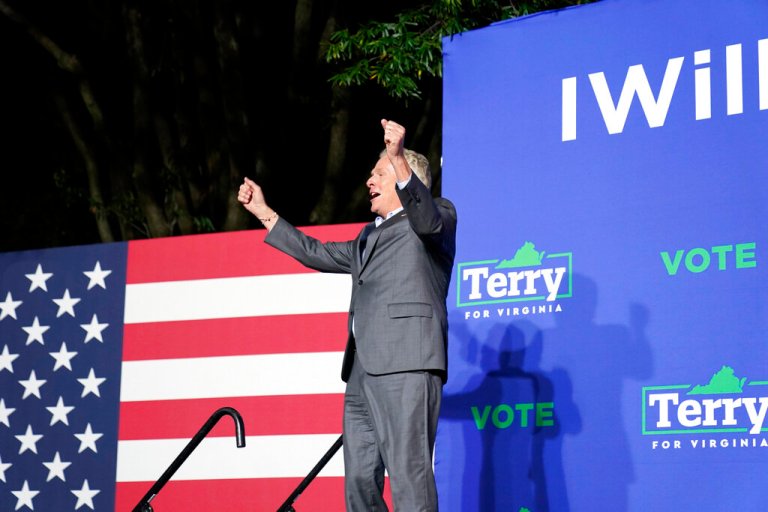 Terry McAuliffe brings back ‘cringe’ dance moves at Virginia rally with Biden