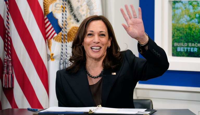 Harris lobbies mayors on reconciliation package after Biden skips town