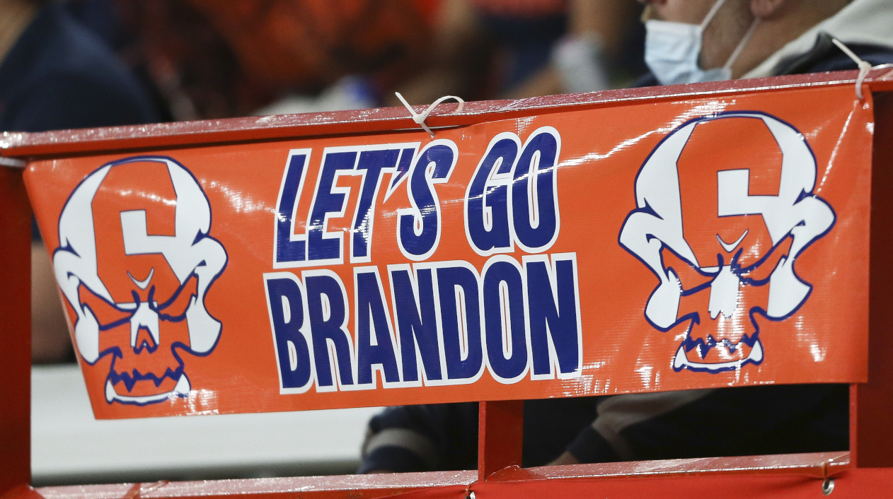 ‘Let’s go Brandon’ chants roar through Texas church