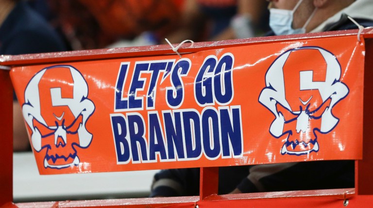 ‘Let’s go Brandon’ chants roar through Texas church