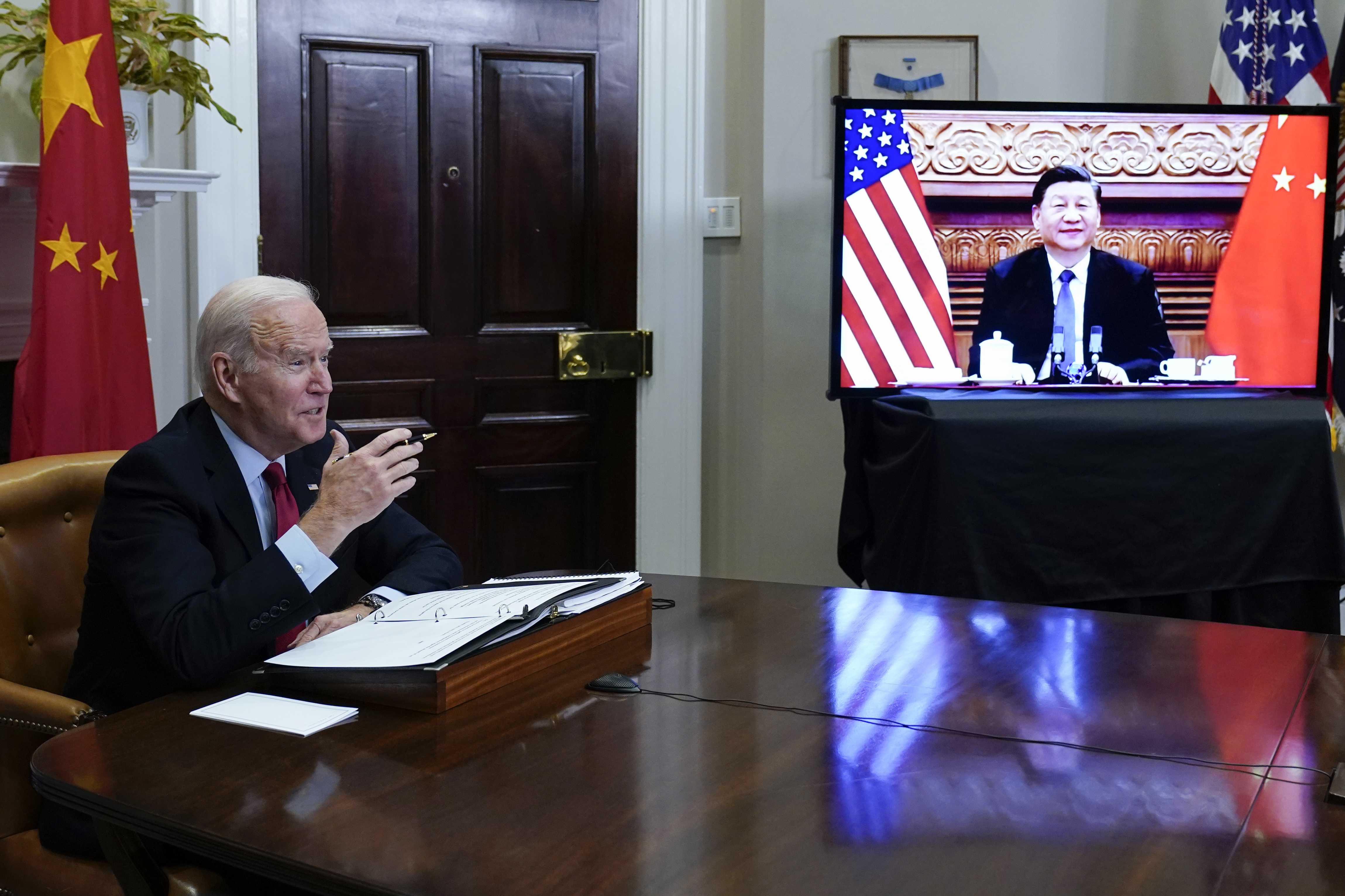 Biden and Xi agree to inch toward arms control talks