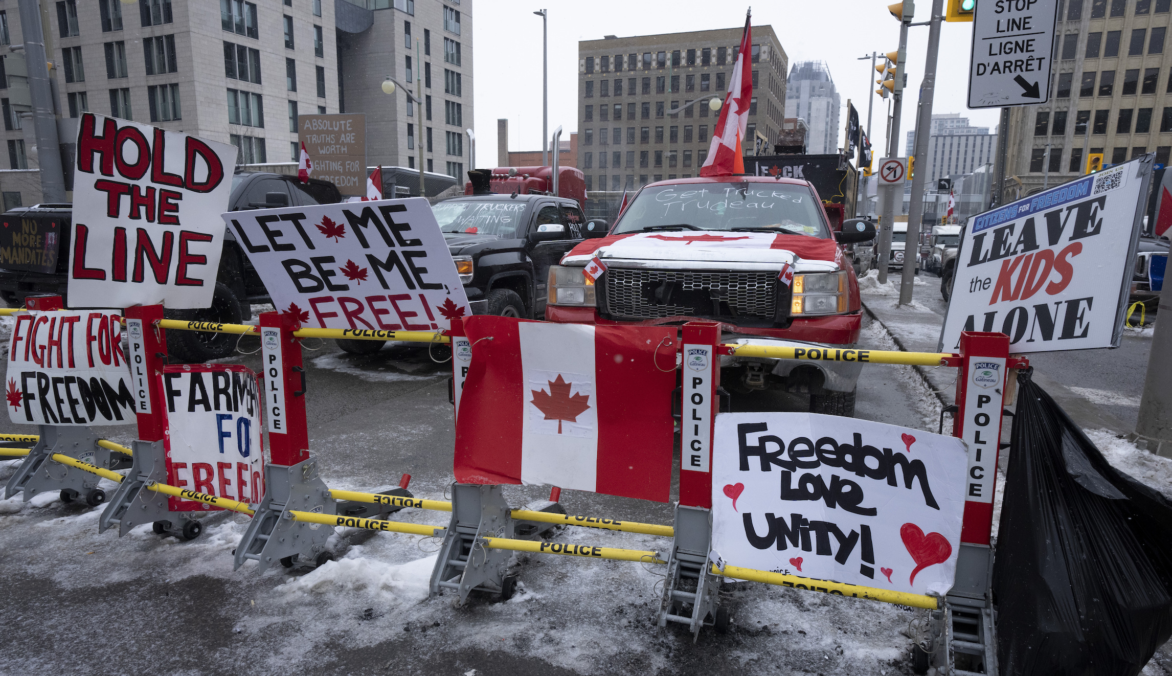 Members of Justin Trudeau’s party turn on him for handling of trucker protest
