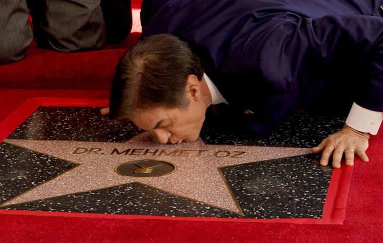 Dr. Oz receives star on Hollywood’s Walk of Fame in heat of Senate campaign