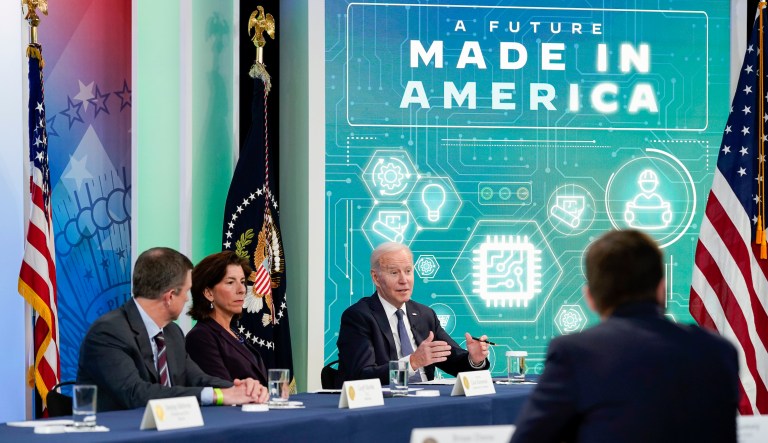 Biden makes play for Midwestern voters with tech innovation push