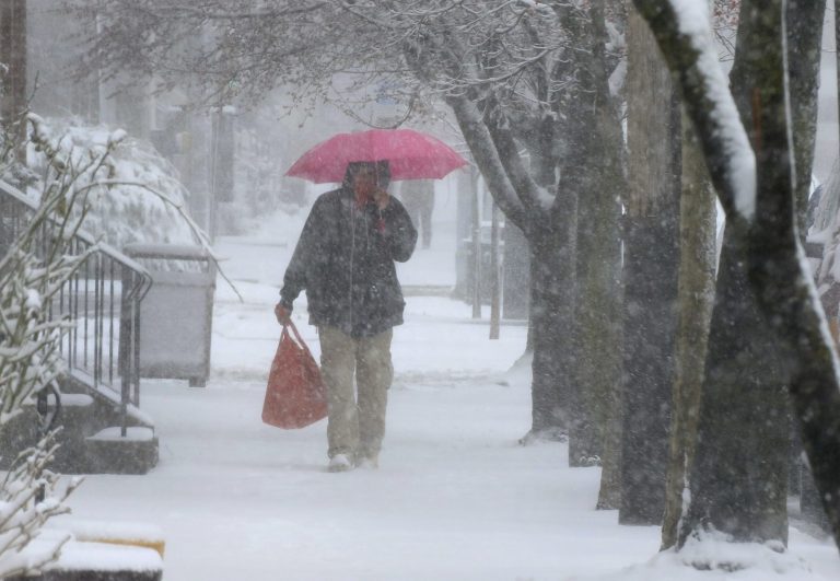 Winter storms pelt Northeast ahead of Christmas, knocking out power