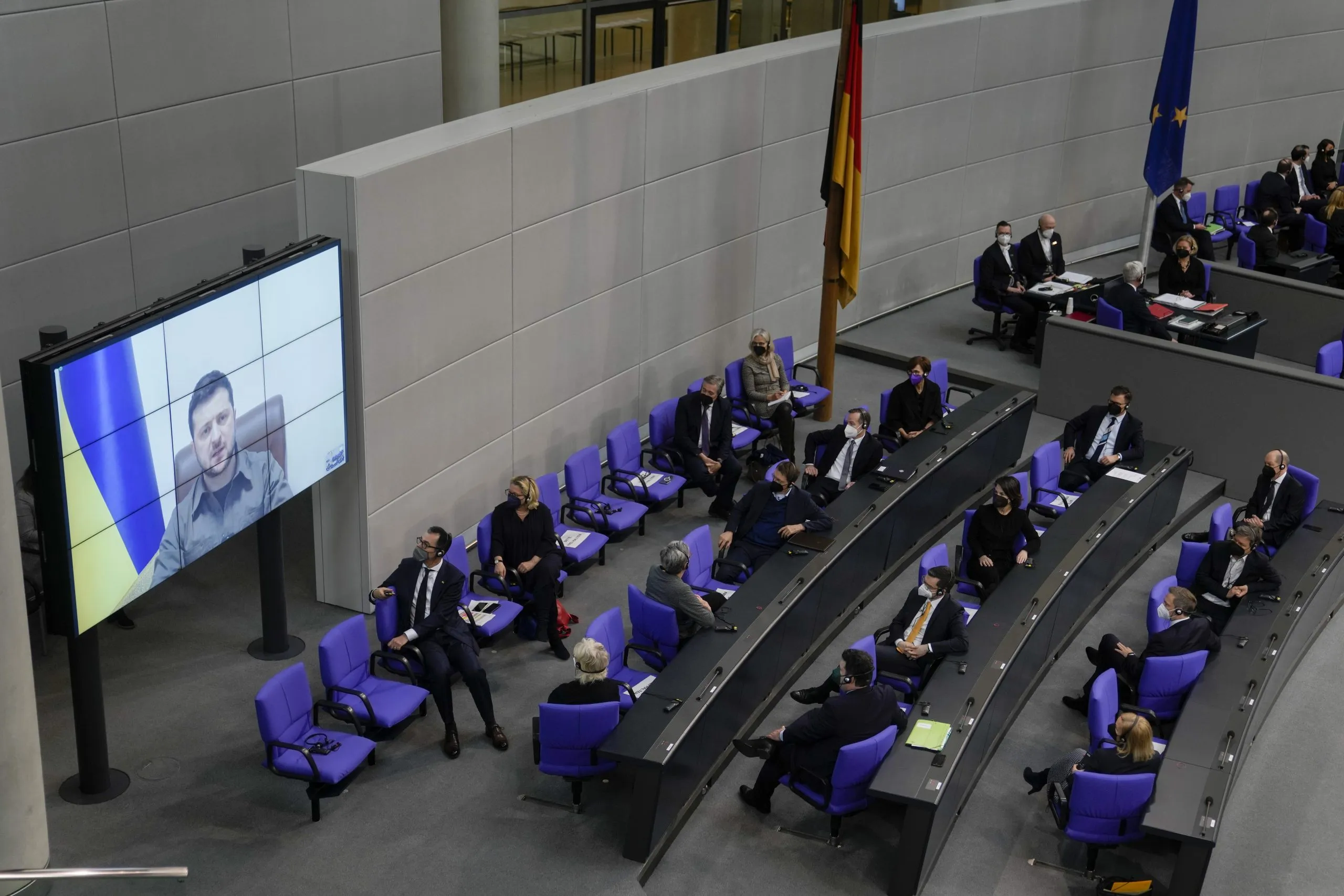 Zelensky accuses Germany of being ‘too late to stop war’ by hesitating to sanction Russia