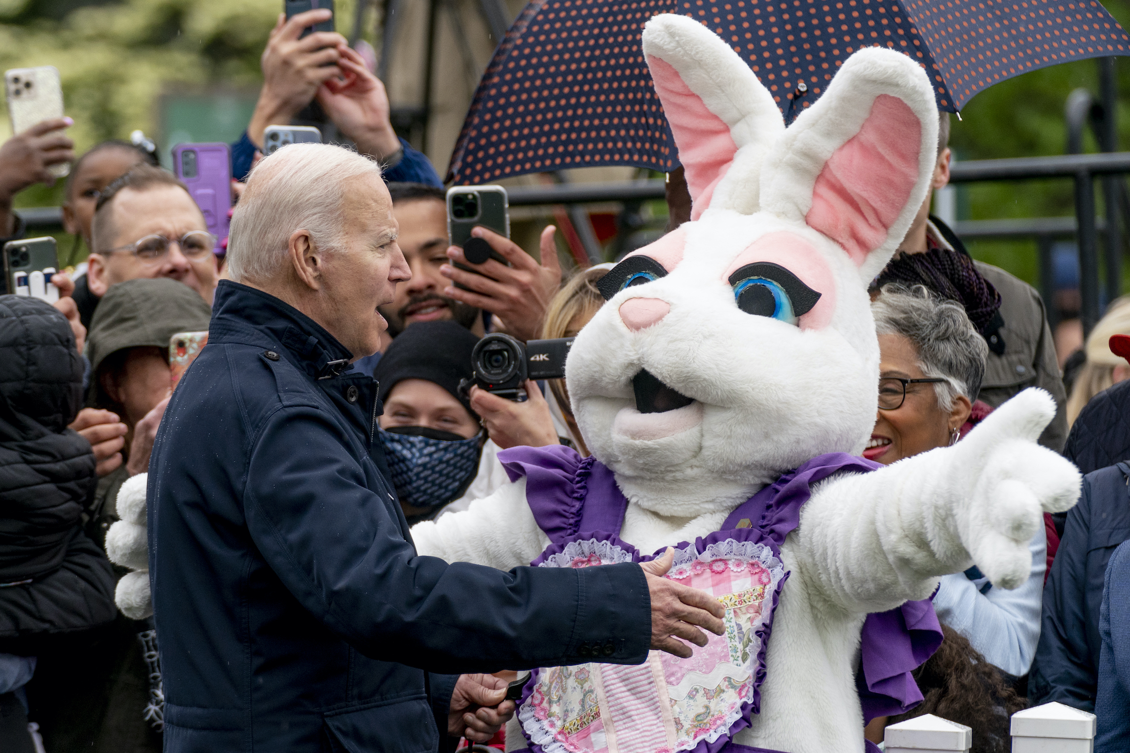 Easter Bunny interrupts Biden in hare-raising White House scene