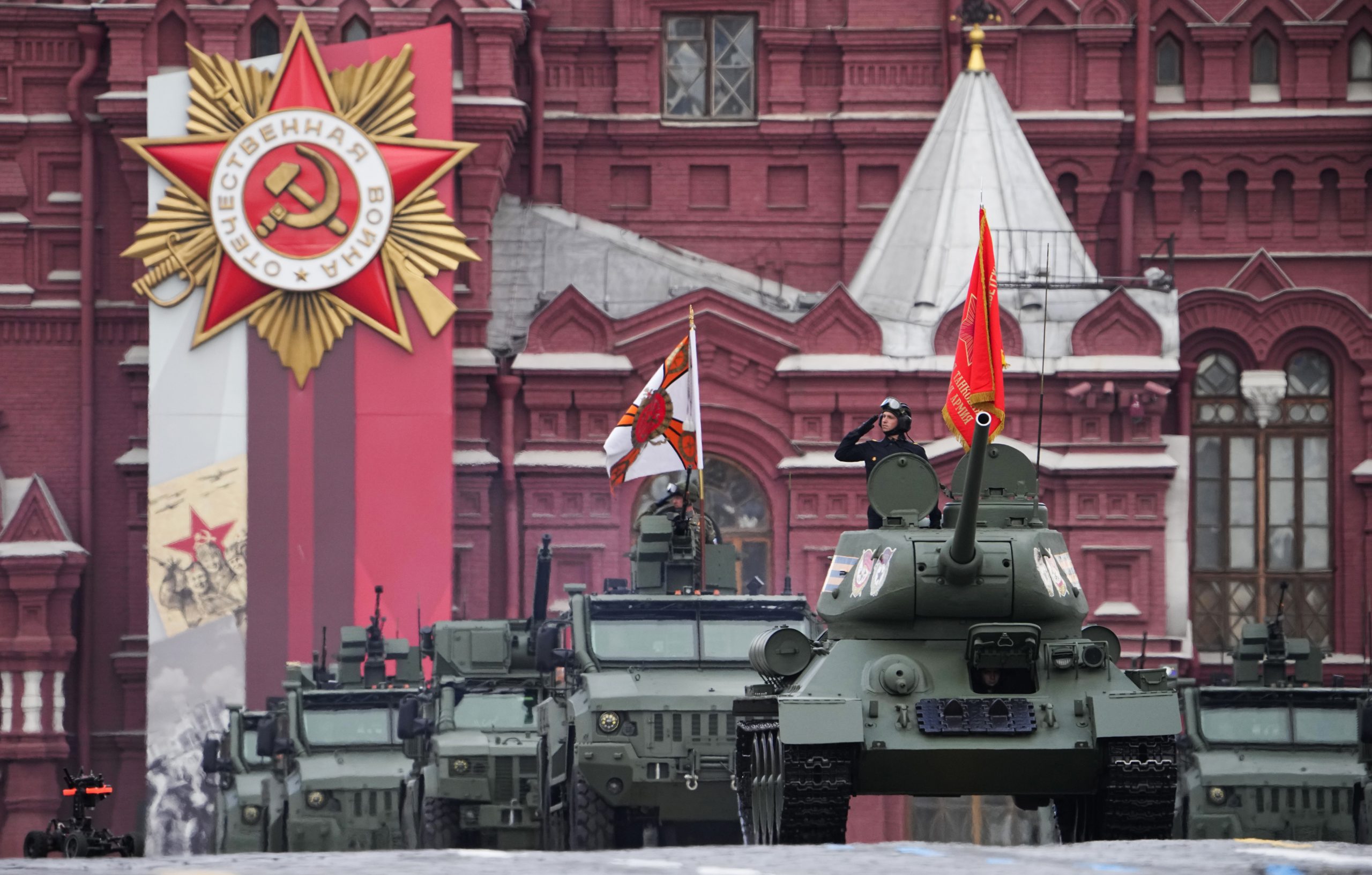 ‘Blood on your hands’: Hijackers seize Russian TV on Victory Day