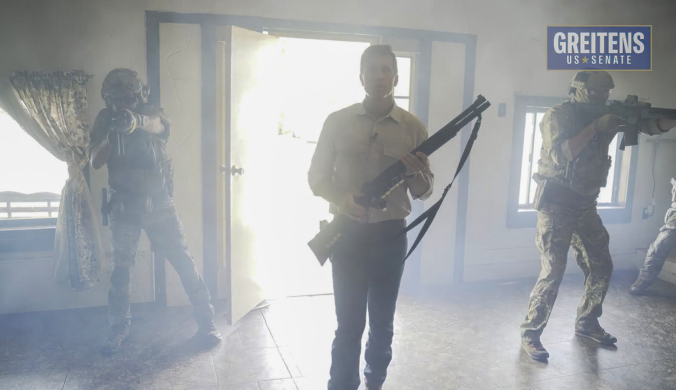 ‘Clearly a metaphor’: Senate candidate Eric Greitens defends viral ad