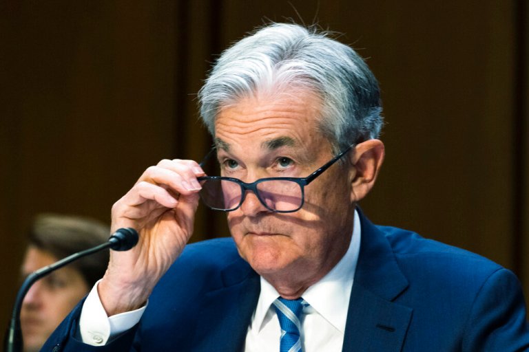 Federal Reserve Chairman Jerome Powell speaks to the Senate Banking, Housing and Urban Affairs Committee, as he presents the Monetary Policy Report to the committee on Capitol Hill, Wednesday, June 22, 2022, in Washington.