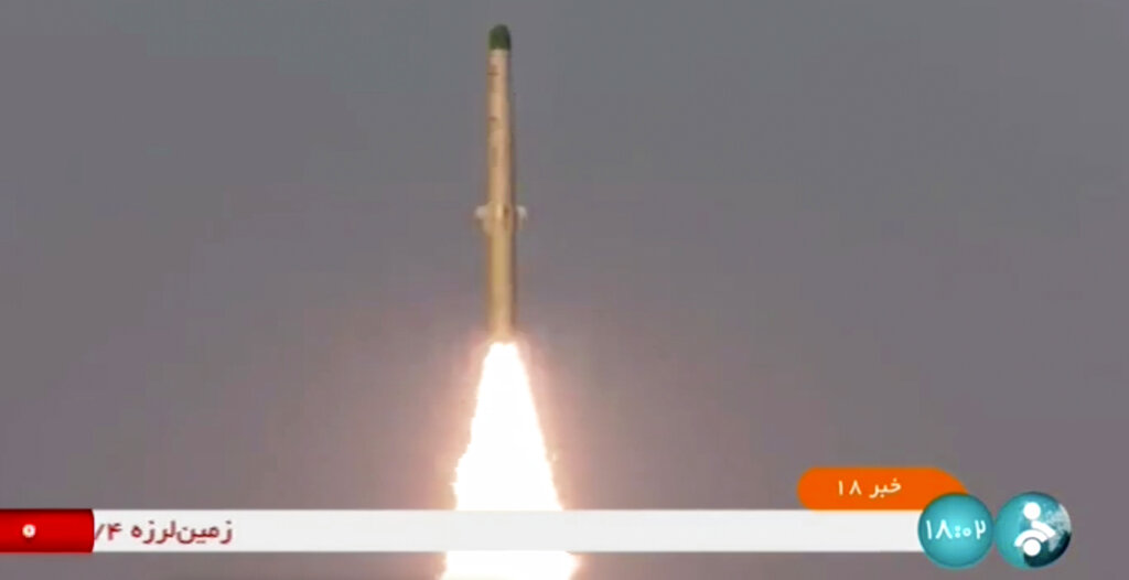 Iran launches satellite-carrying rocket into space