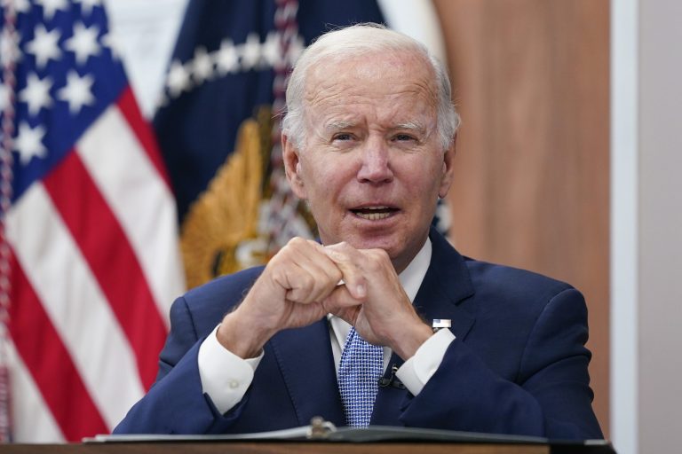 President Joe Biden released a short statement Friday acknowledging the historic jobs report published by the Bureau of Labor Statistics, which showed the unemployment rate at a half-century low.