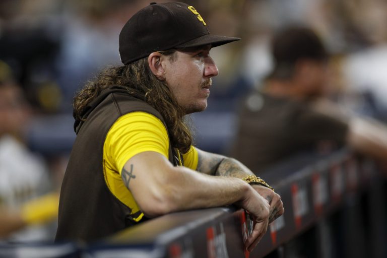 San Diego Padres' Mike Clevinger.