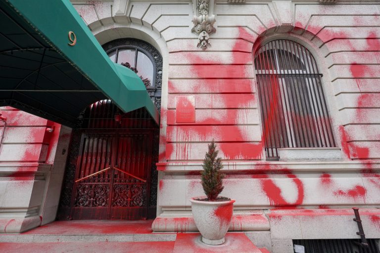 Russian Consulate vandalized in New York City