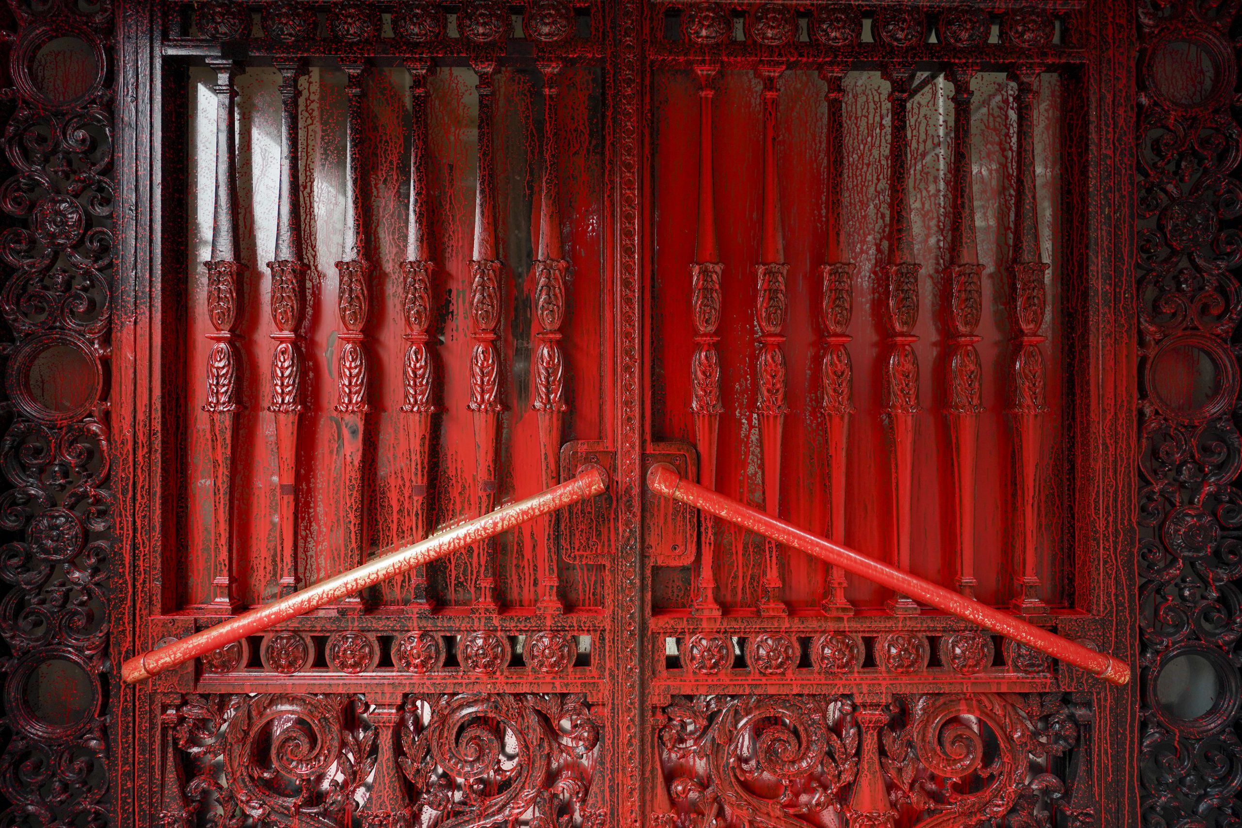 APTOPIX Russian Consulate Vandalized