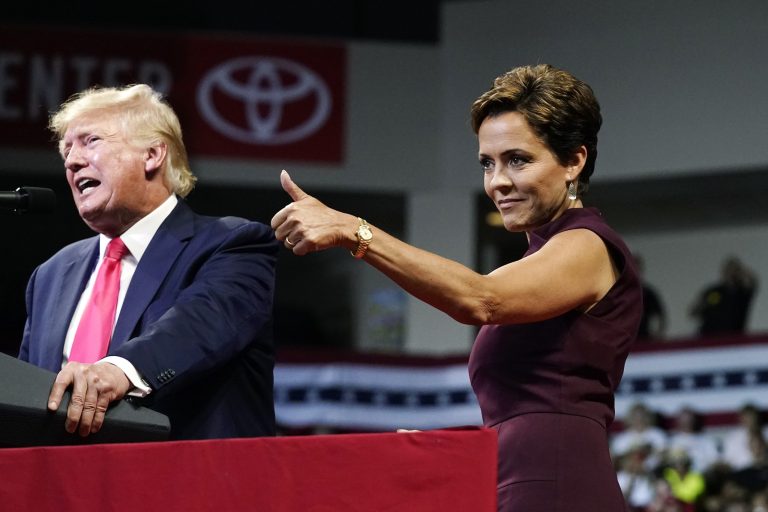 Survivor Series: Kari Lake seen with Trump and WWE matriarch after refusing to concede