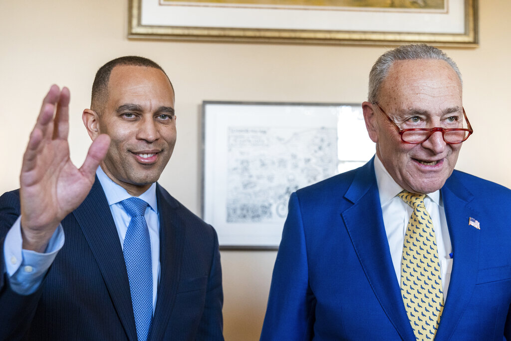Democratic leaders say Freedom Caucus is risking a government shutdown