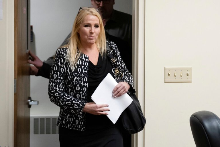 Public defender Anne Taylor, the attorney for Bryan Kohberger, who is accused of killing four University of Idaho students in November 2022, appears at a hearing in Latah County District Court, Thursday, Jan. 5, 2023, in Moscow, Idaho.