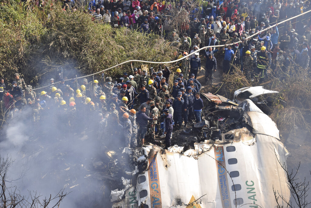 Search teams recover flight data and voice recorders from Nepal crash site