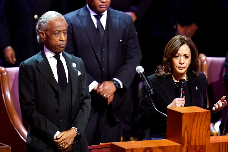 ‘Tyre Nichols should have been safe’: Kamala Harris calls on Congress to pass policing bill at Tyre Nichols’s funeral