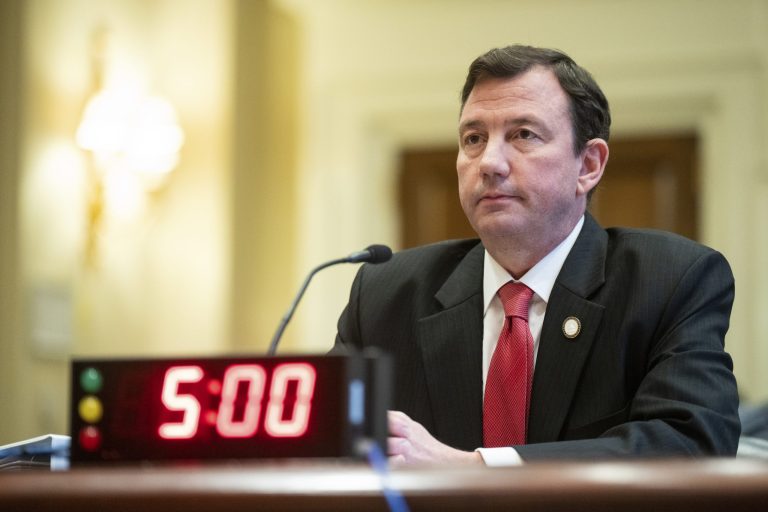 Architect of the Capitol J. Brett Blanton testifies during the House Administration Committee hearing on 