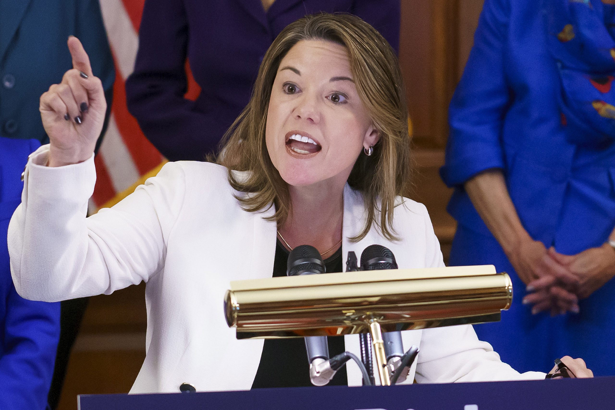 Democratic Rep. Angie Craig calls for DC crime crackdown after elevator attack