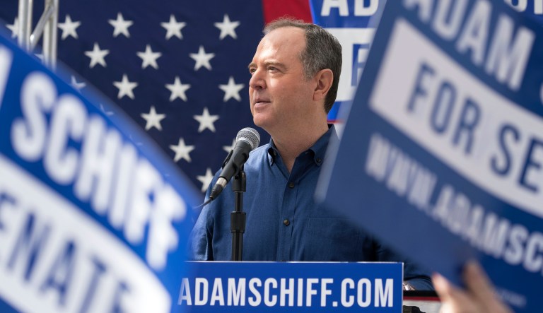Adam Schiff moves beyond Trump-focused message in Senate campaign