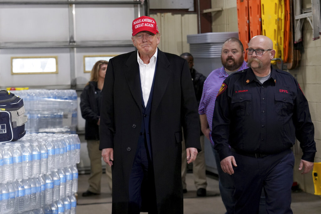 Unhinged liberals outraged that Trump distributed water in Ohio