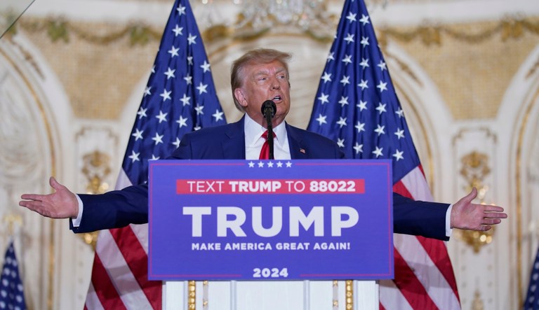 WATCH LIVE: Donald Trump speaks at NRA convention in bid to return to White House