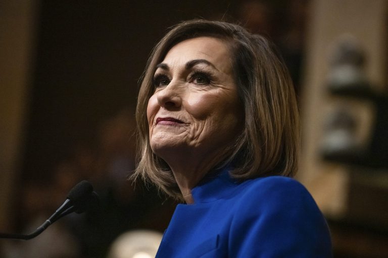 Iowa Gov. Kim Reynolds.