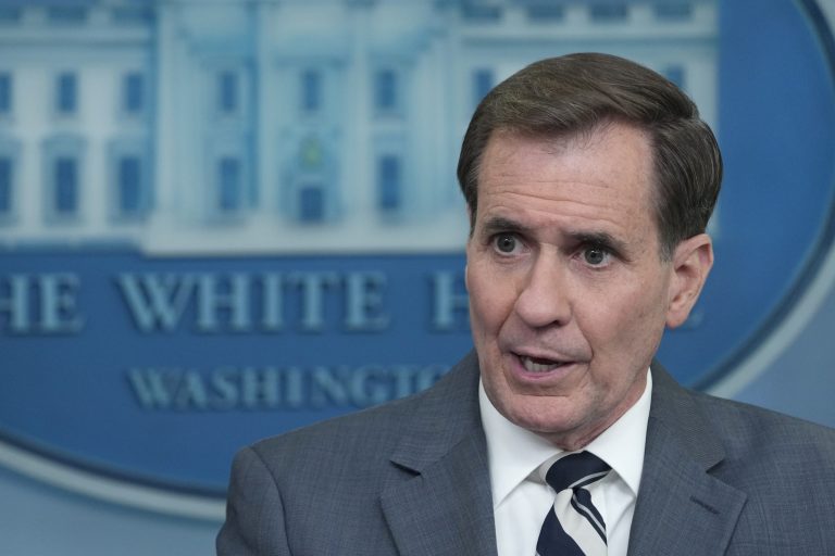 National Security Council spokesman John Kirby repeatedly declined Wednesday to refer to Russia and China as 