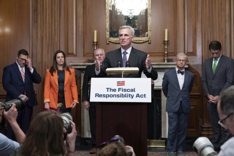Democratic and GOP leaders run victory laps as both parties take credit for debt limit bill
